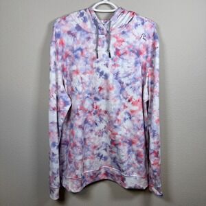 Rhoback Men's Joplin Performance Tie Dye Hoodie Pullover Long Sleeve Size L